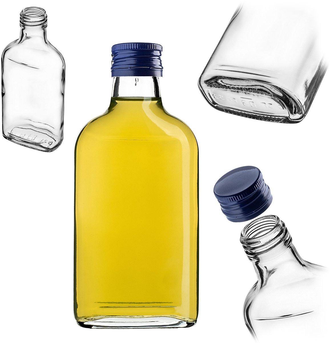 KADAX Heupfles BUT200 met schroefdop, 200 ml