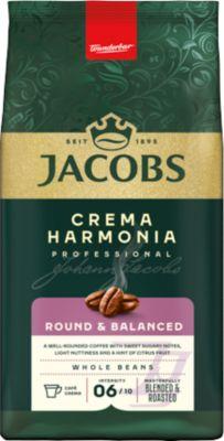 Jacobs Krönung Bohnenkaffee Crema Harmonia, ganze Bohnen, Stärke 6/10, Tüte mit 1 kg