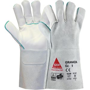 Hase Schweißerhandschuhe Granada-Long 100335, Echt Leder, lange Stulpe, Größe 3XL