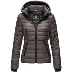 NAVAHOO Damen Steppjacke leichte Übergangsjacke mit Kapuze Lulana