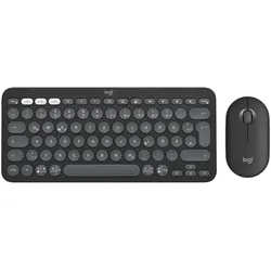 LOGITECH Pebble 2 Combo rosa, Logi Bolt, USB/Bluetooth, DE