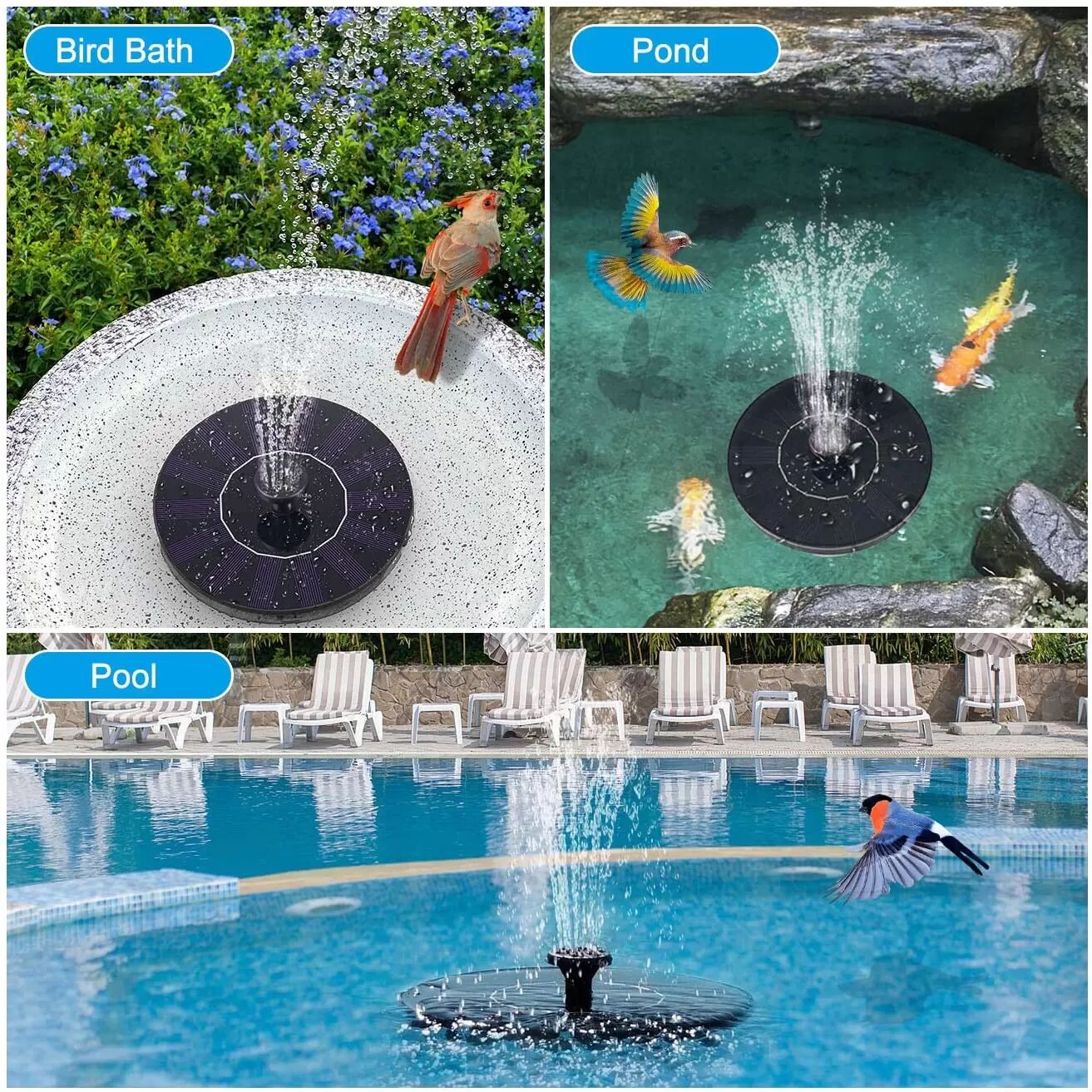 INF Solar Springbrunnen 13 cm