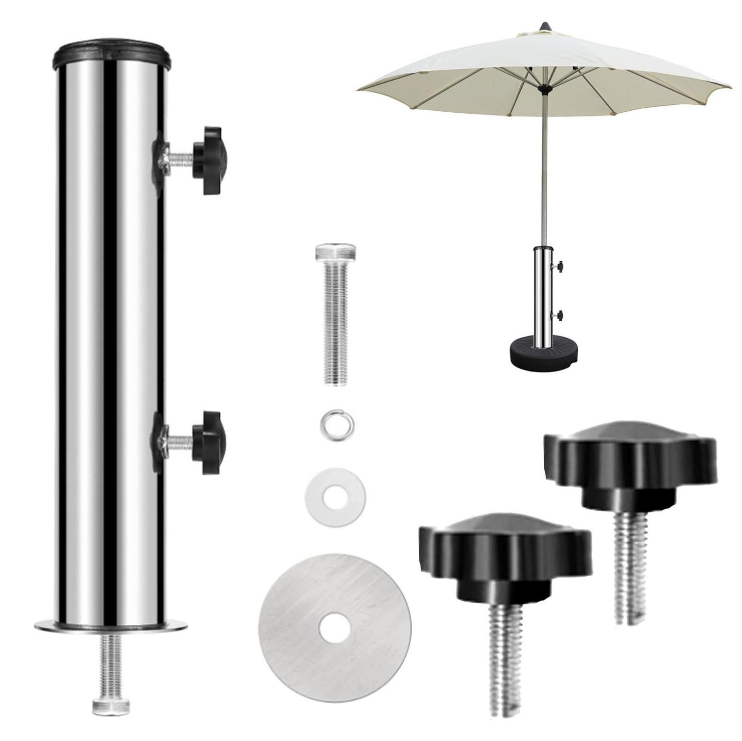Solidchoice Universele Tuinparasol met Standaard en Verloopringen