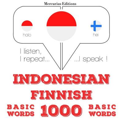 1000 essential words in Finnish - JM Gardner, Audio, 9782821147362