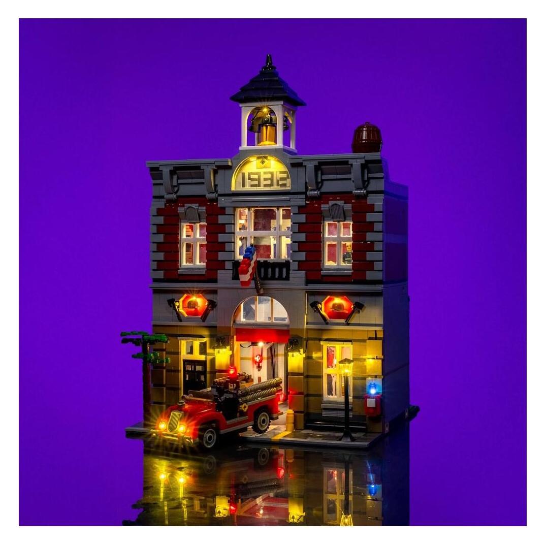 Light my bricks LMB 2.0 LED Licht Set für LEGO Feuerwache 10197 (10197)