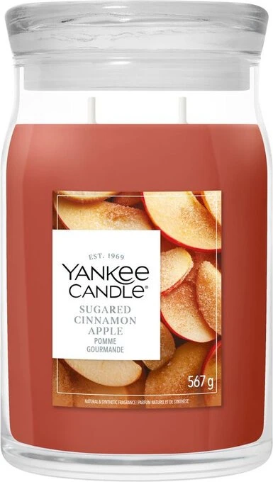 YANKEE CANDLE Signature Sugared Cinnamon Apple 567 g