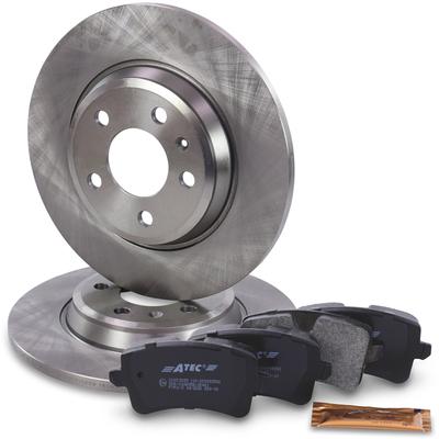 Atec Bremsscheiben + Bremsbeläge Hinterachse Voll [Hersteller-Nr. 40576039] für Audi