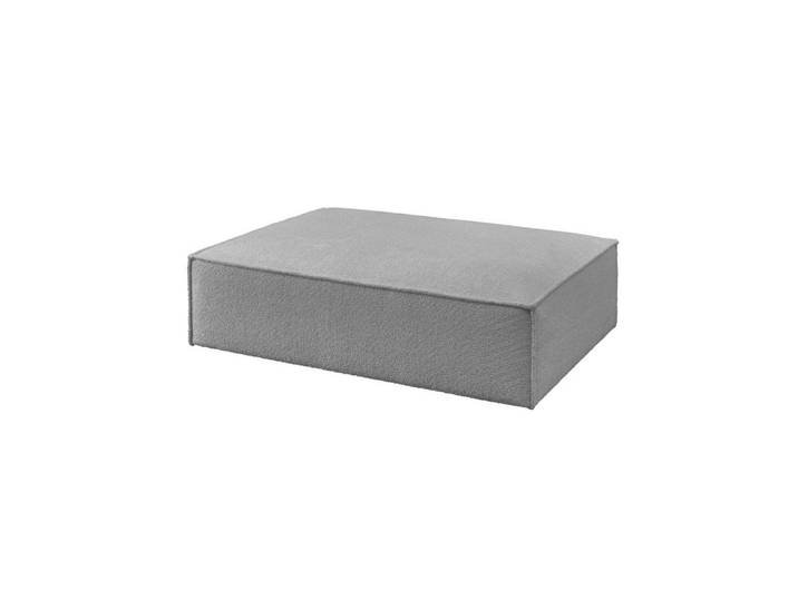 Kawola Polsterhocker Carmo Grau Flachgewebe, Textil, Rechteckig, 145x43x100 cm, Wohnzimmer, Sessel, Hocker, Sitzhocker