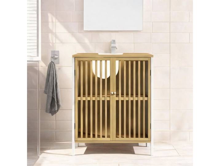 Armoire A Pharmacie en Bois Blanc 60 x 30 x 70 cm