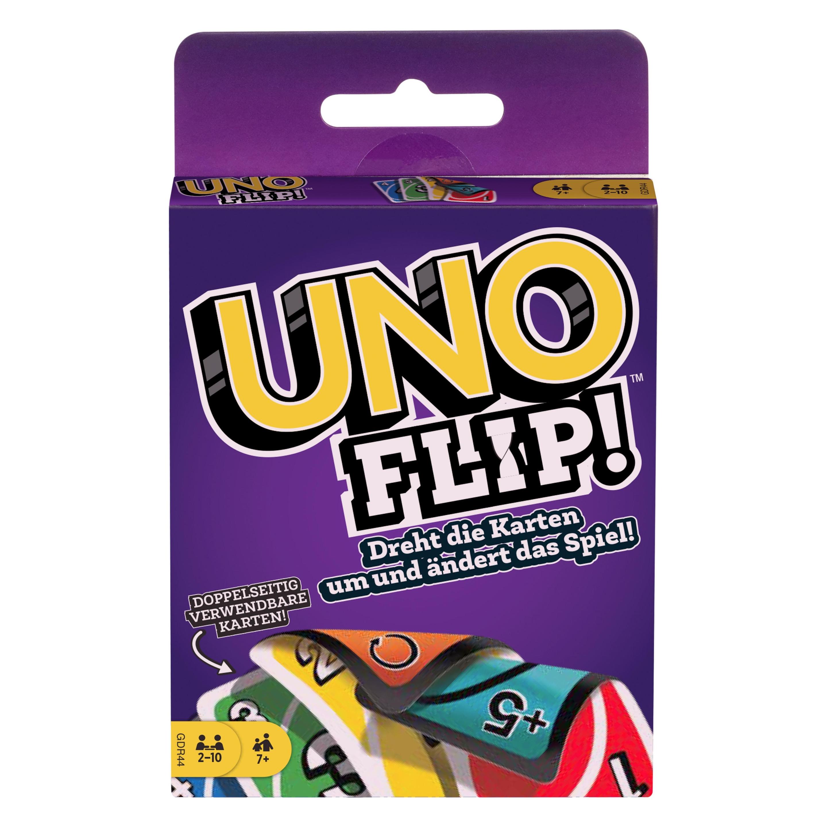 Mattel Games Uno Flip (Multilingual, 2 - 10 Spieler) (GDR44)