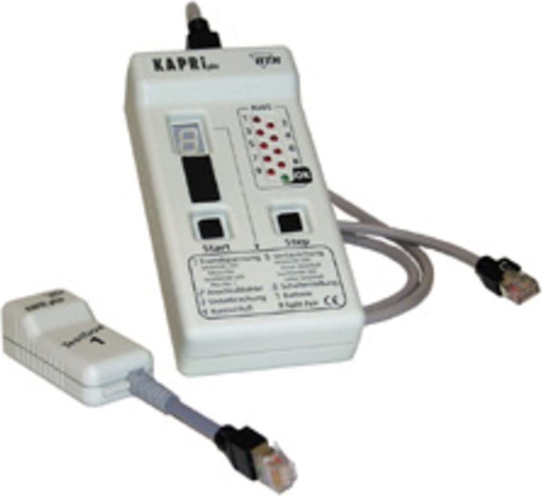 Metz Connect BTR Netcom KAPRi plus kabelanalysator voor kortsluitingstests en het testen van afzonderlijke aderparen