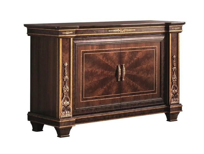 Xlmoebel Anrichte Designer Kommode aus Holz - Regal und Schrank in einem (Kommode mit Regal- und Schrankstauraum, 1 St., Kommode), Made in Europa