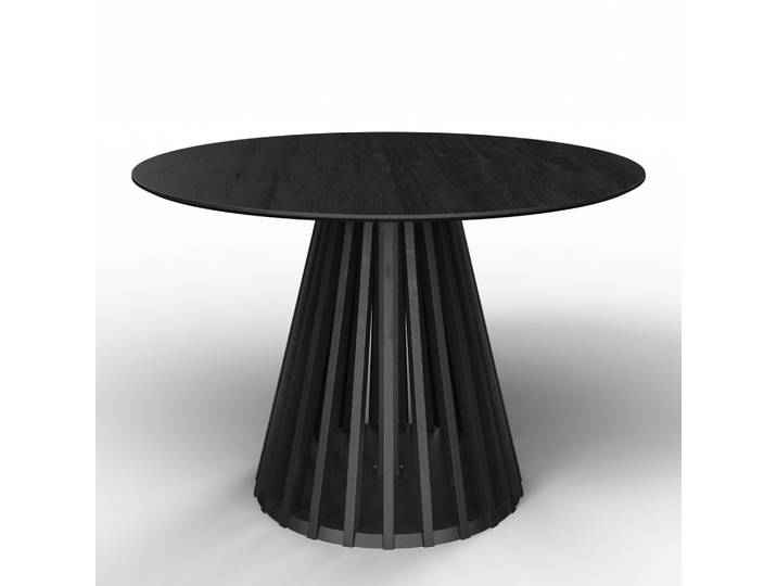 Esstisch Ennio Schwarz MDF L/B/H ca. 120/120/75 cm rund
