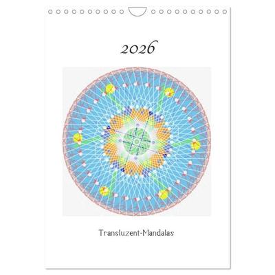 Transluzent-Mandalas (Wandkalender 2026 DIN A4 hoch), CALVENDO Monatskalender