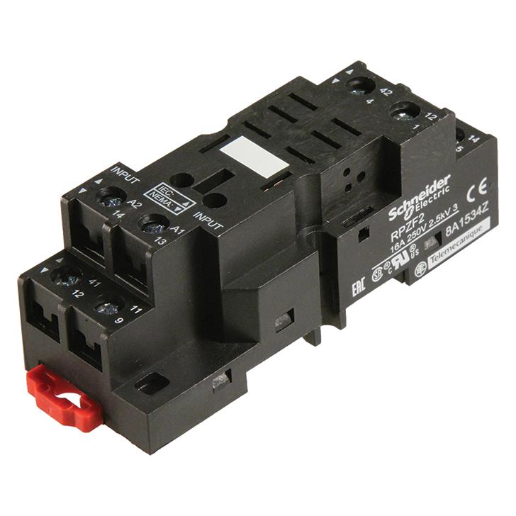 Schneider Electric Plug-in relay, 250 V, 15A rpm + options (Relaissockel) (RPZF2)