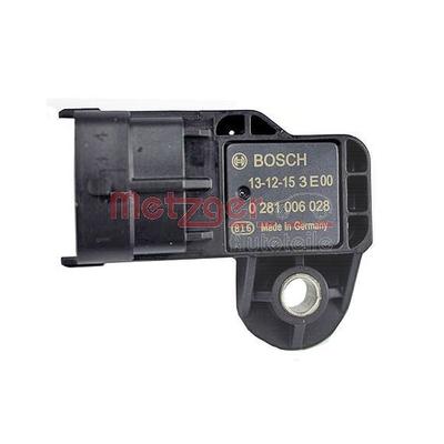 Metzger Autoteile Sensor, Ladedruck [Hersteller-Nr. 0906159] für Nissan, Porsche, Iveco, Jeep, Ferrari, Chevrolet, Fiat, Vauxhall, Ford, Lancia, Abart