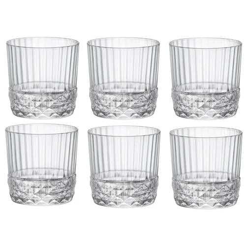 Bormioli Rocco Whiskey Glazen America 300 ml - 6 stuks