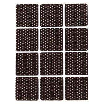 Haushalt Antislip Furniture Pads 28x28mm. (12 Stk.) (33035957)