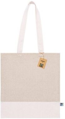 Sac de Shopping Éthique Personnalisé en Coton Pas Cher - Annet Fairtrade coton naturel