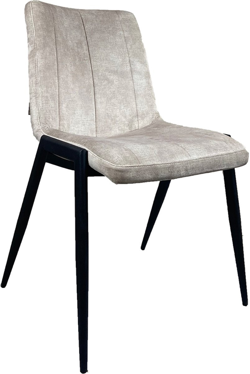 Oist Design Danilo eetkamerstoel - Vintage Velvet Natural - set van 2