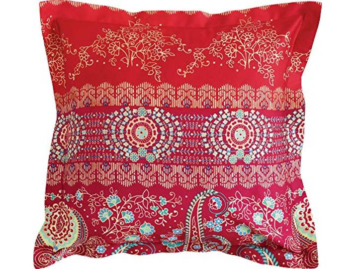 Bassetti Kuschelkissenbezug Gran Paradiso Feinsatin rot Größe 40x40 cm