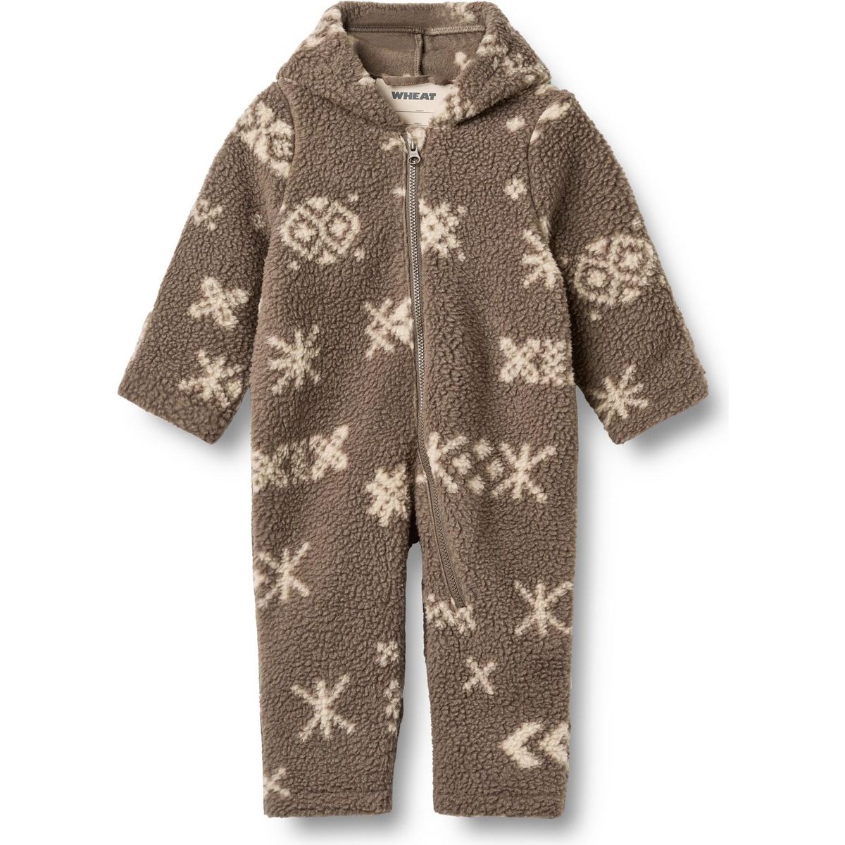 Wheat Fleece Suit Allo dry wood jacquard (9679) 86 8071-903R GRS-9679-86/18m