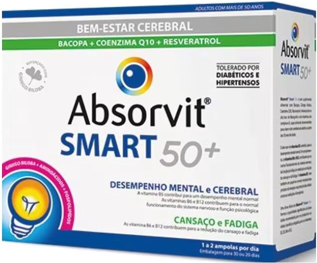 Absorvit Smart 50+ 30 ampolas