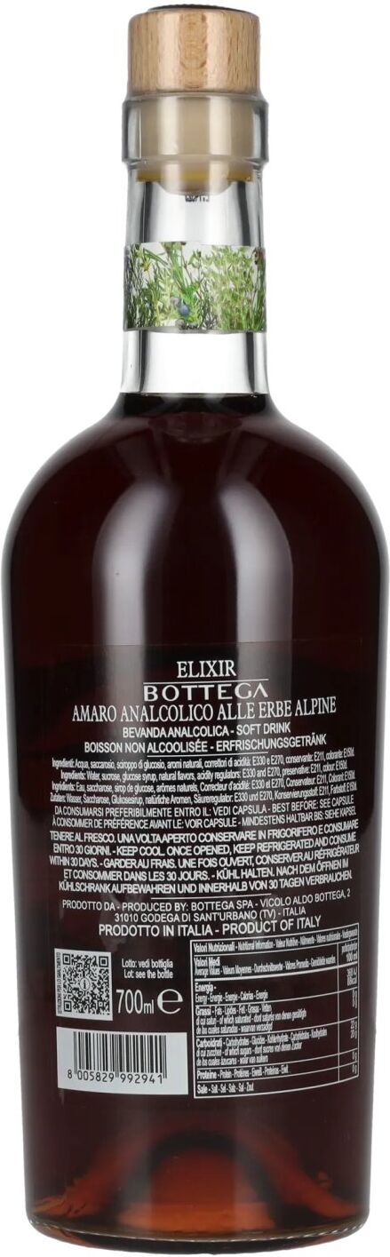 Bottega ELIXIR AMARO Analcolico 0,7l