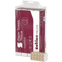 satino HiLine Papierhandtücher »HiLine Supersoft« 2-lagig hochweiß weiß, 20.6 cm
