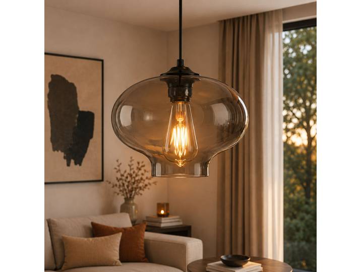 Hanglamp Toronto smoke glas Artdelight - HL TORONTO GR