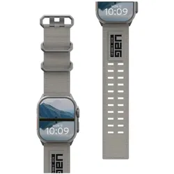 Urban UAG Metropolis Uhrenarmband – Nylon-Titan – Apple Watch 44–49 mm (Nylon, Titan), Uhrenarmband, Schwarz