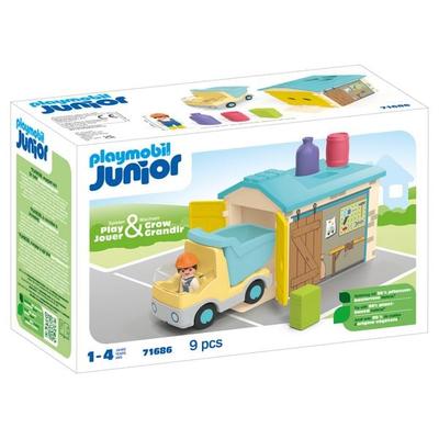 71686 JUNIOR LKW mit Sortiergarage