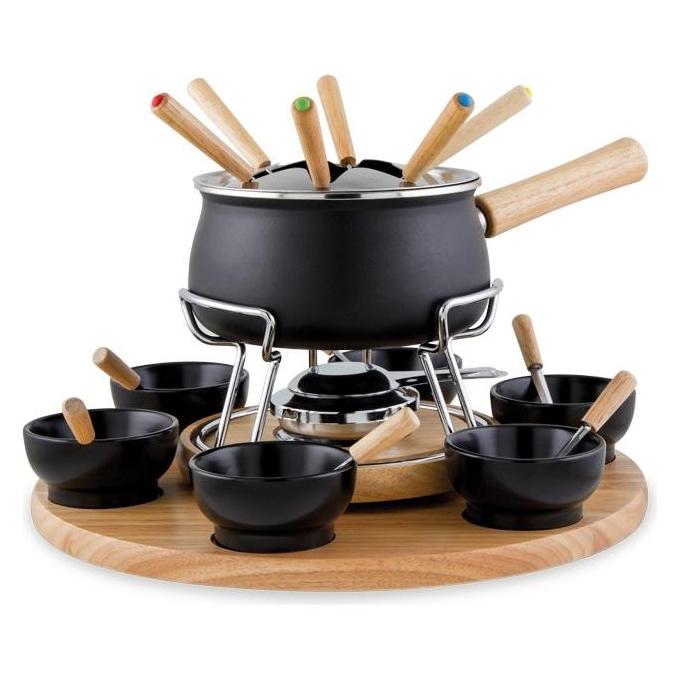 Eva- Kochen und Haushalt Eva 25teiliges Fondue Serviceemailliert (23107388)