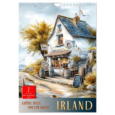 Irland - Grüne Insel voller Magie (Wandkalender 2027 DIN A4 hoch), CALVENDO Monatskalender