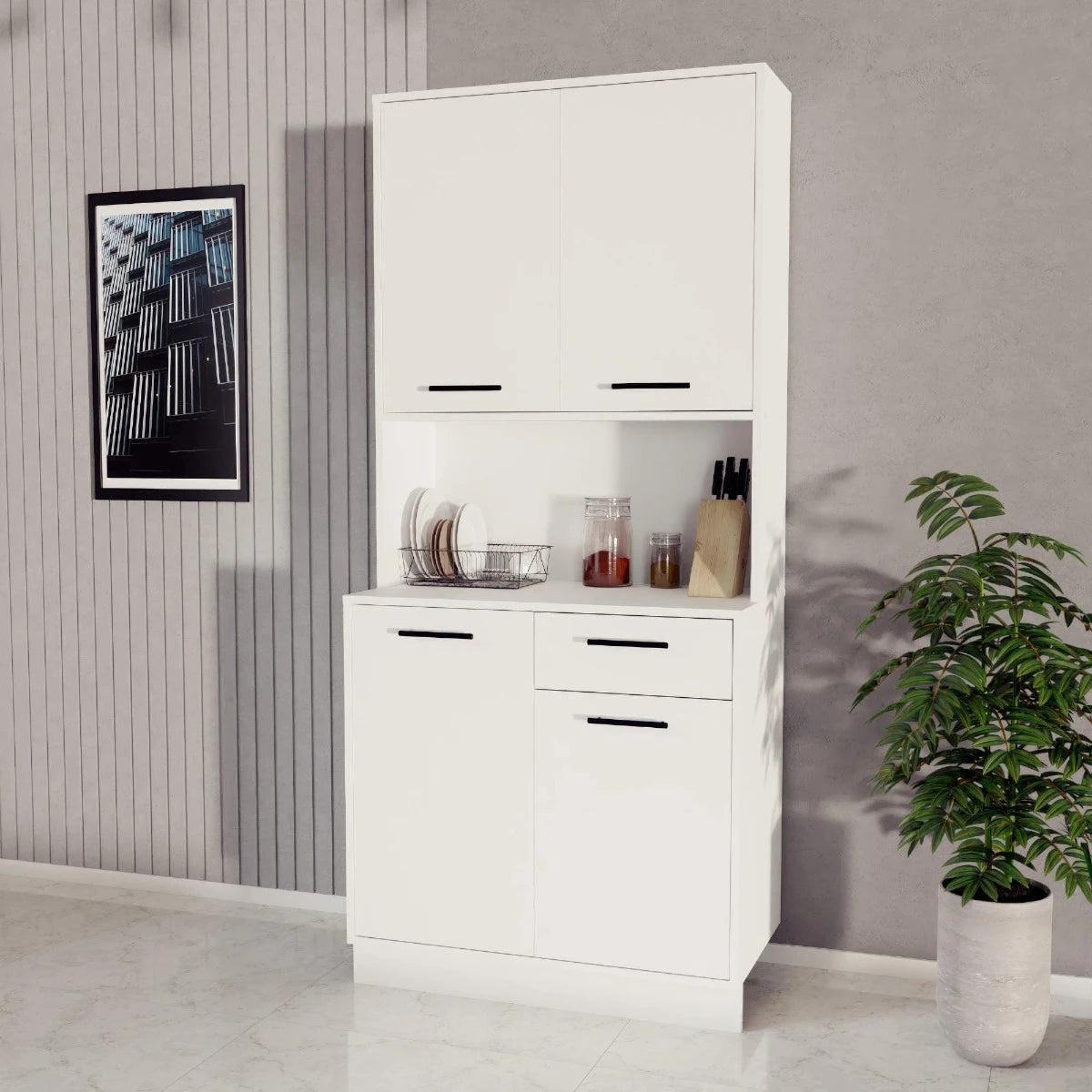 Küchenbuffet haaus Oma, Weiß, B 84 cm