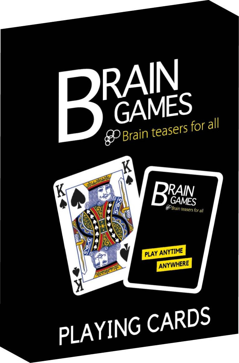 Brain Games Speelkaarten van casino-kwaliteit, 55 kaarten, 63 x 88 mm