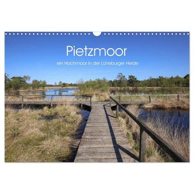 Pietzmoor - ein Hochmoor in der Lüneburger Heide (Wandkalender 2027 DIN A3 quer), CALVENDO Monatskalender