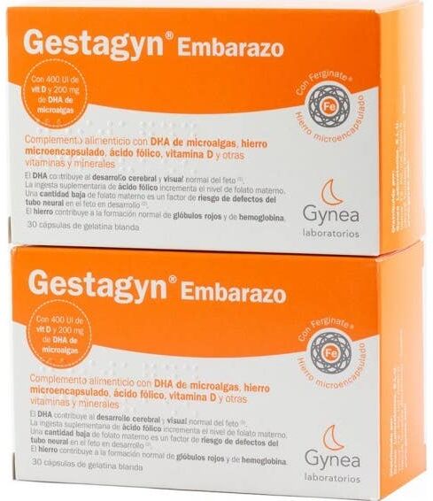GESTAGYN Embarazo Pack Dúo 2x30 caps