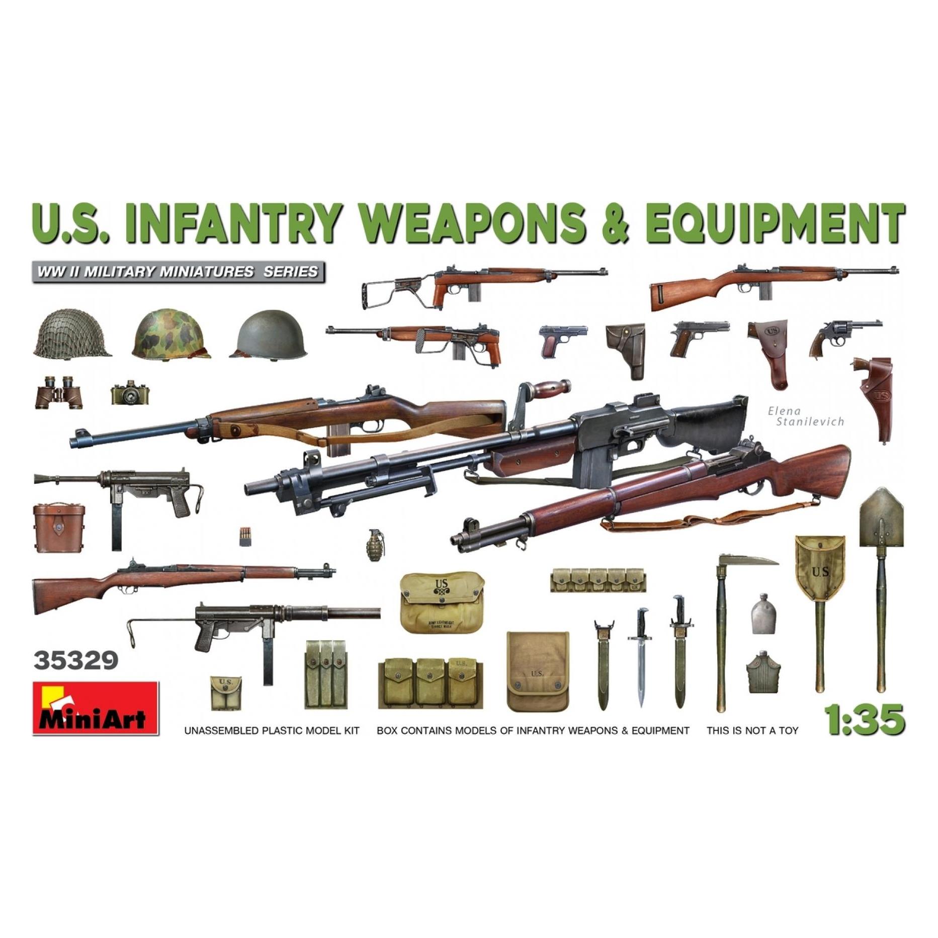 Mini art U.S. Infantry Weapons & Equipment (35329)