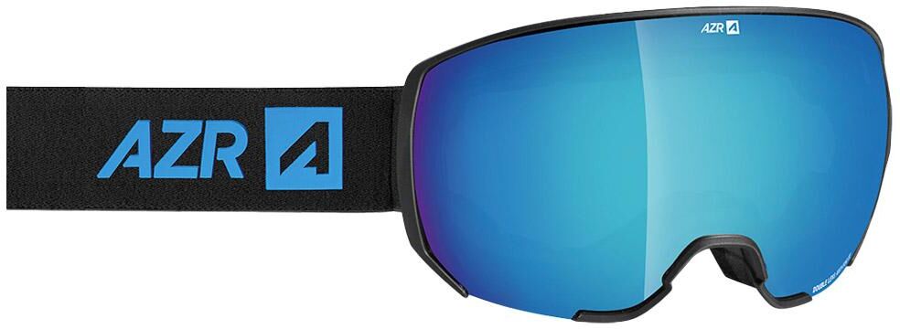 AZR  - Action Otg Noire Mate Full Bleu Multicouche - Masque de Ski