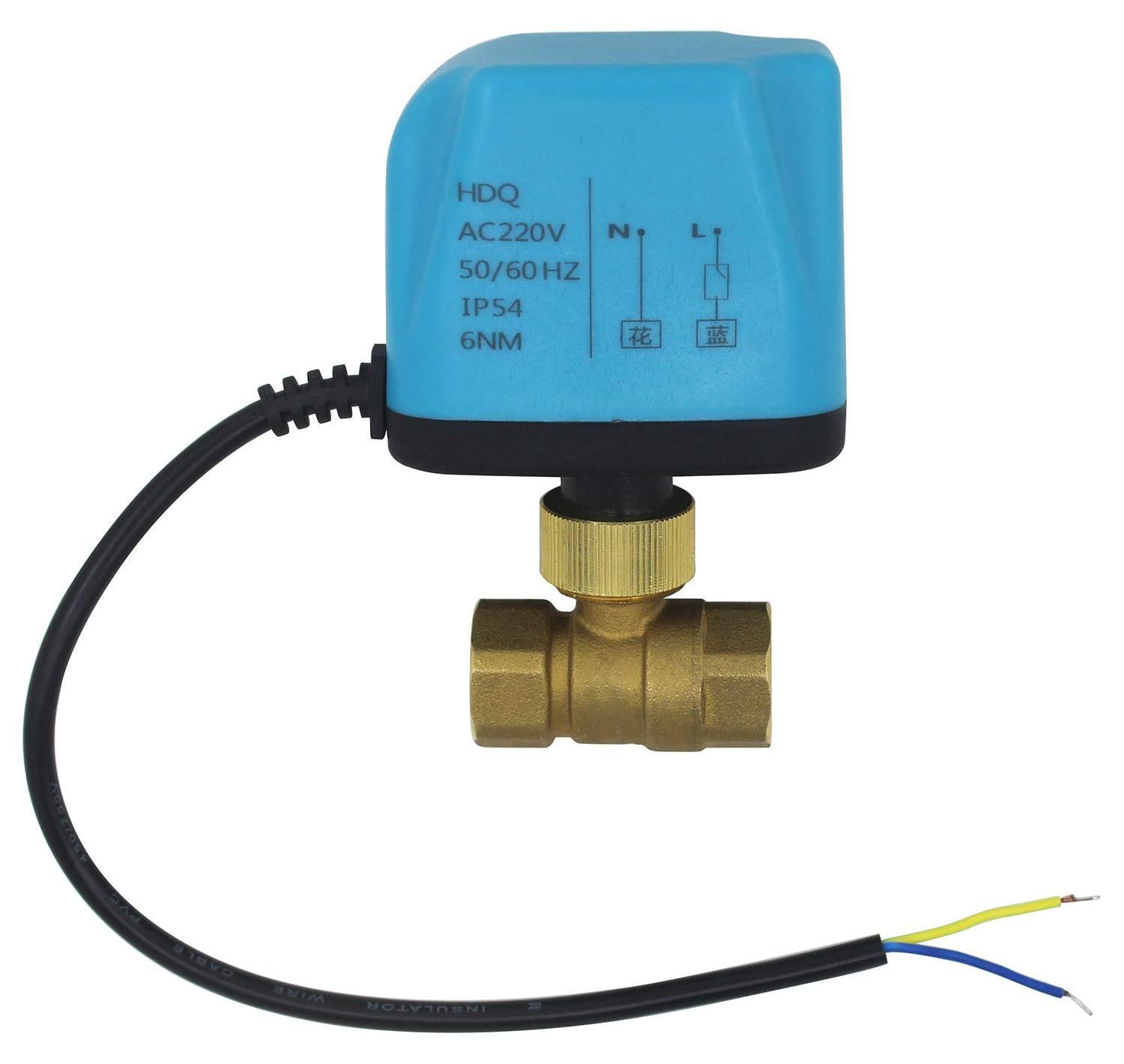 Dripio Elektrische kogelkraan 2 inch 220V AC normaal gesloten