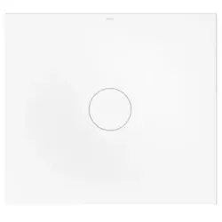 Bette BetteAir Duschfliese 7351-004T2 1000 x 900 mm, edelweiß, Rechteck, glasierter Titan-Stahl, mit Minimum-Täger