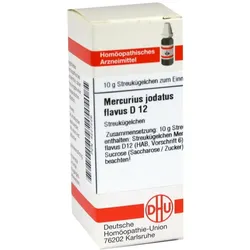 Mercurius Jodatus Flavus D 12 Globuli 10 g