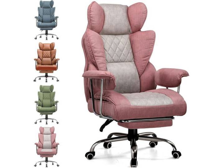 Chaise Gaming - GTPLAYER - Ergonomique - Support lombaire ressorts ensachés - Dossier mousse 3D - Repose-pieds
