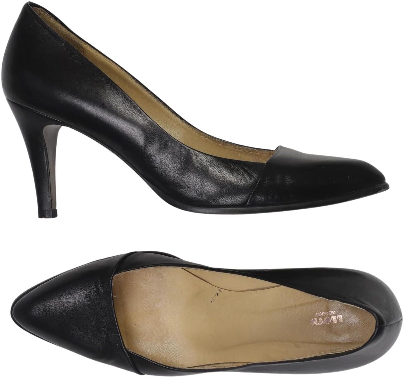 Lloyd Damen Pumps, Schwarz, Gr. EU 41, Leder - Second Hand