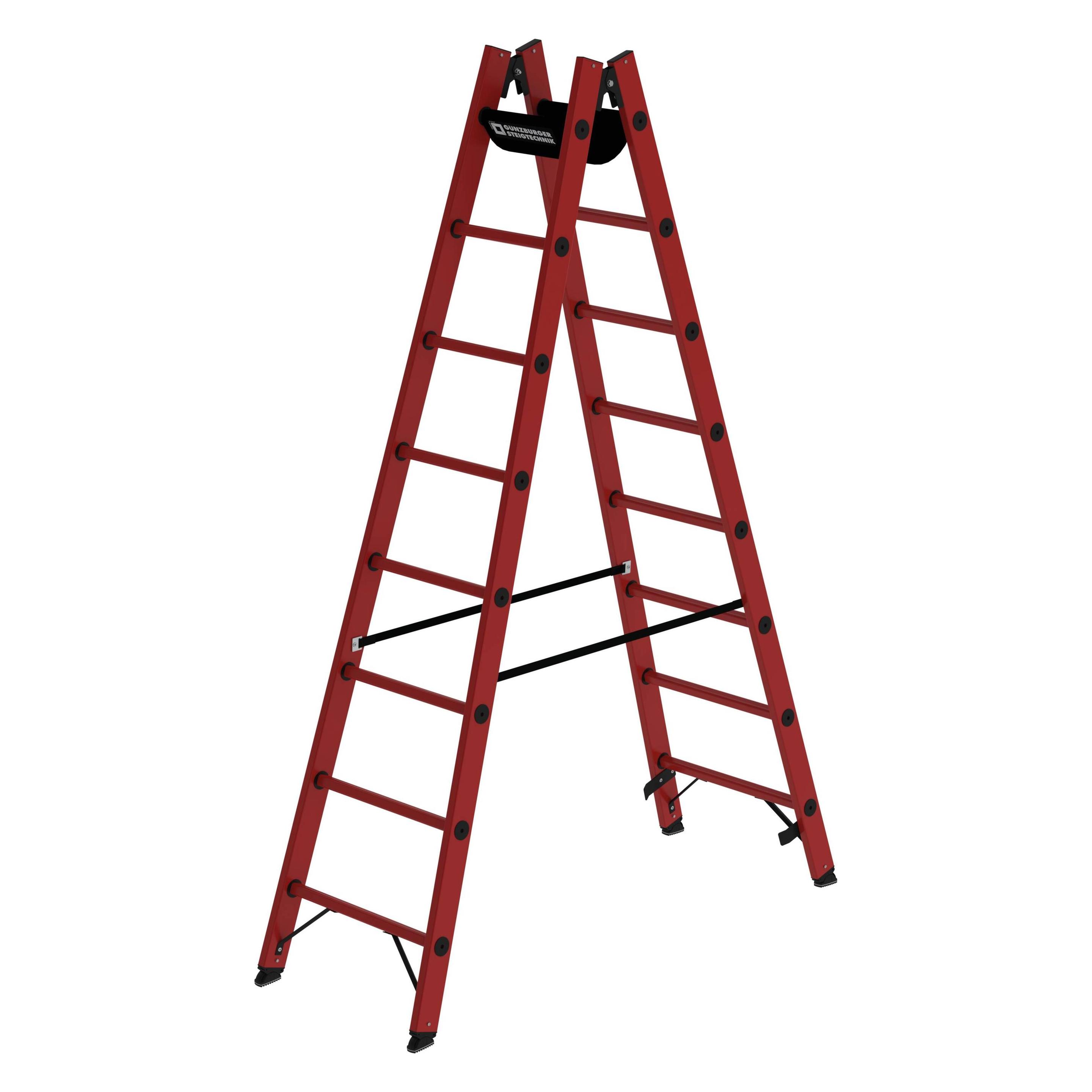 Munk Sprossen-Stehleiter GFK 2x8 Sprossen (Stehleiter, 239 cm) (036408)