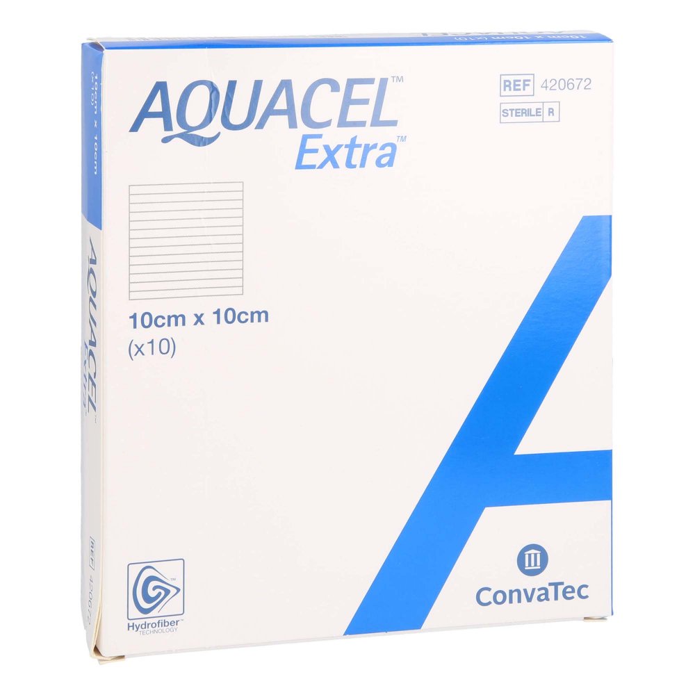 Avitamed GmbH Aquacel Extra 10x10 cm Verband 13902129
