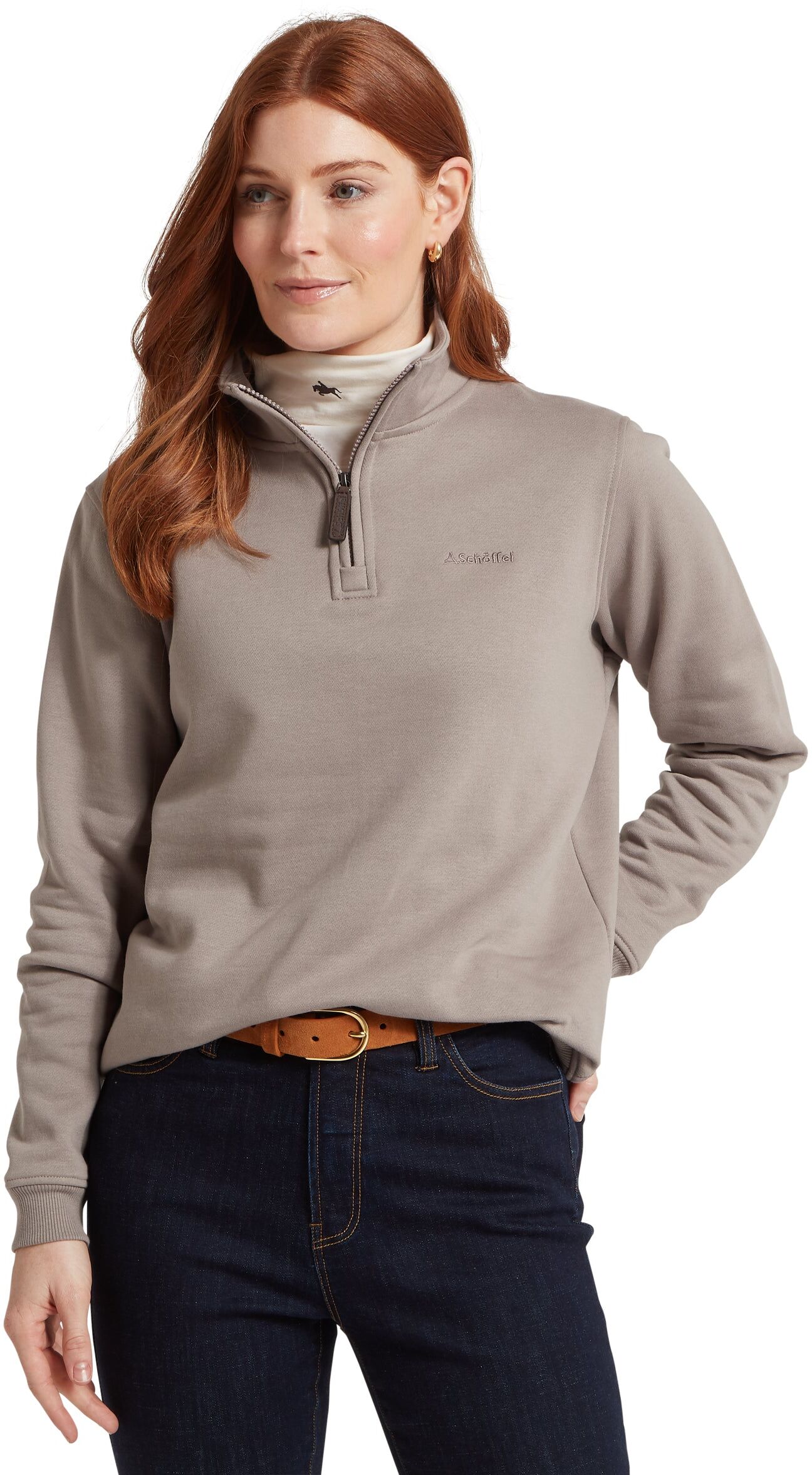 Schöffel Country Sennen Cove Sweatshirt - Brown - Size UK16 - Women