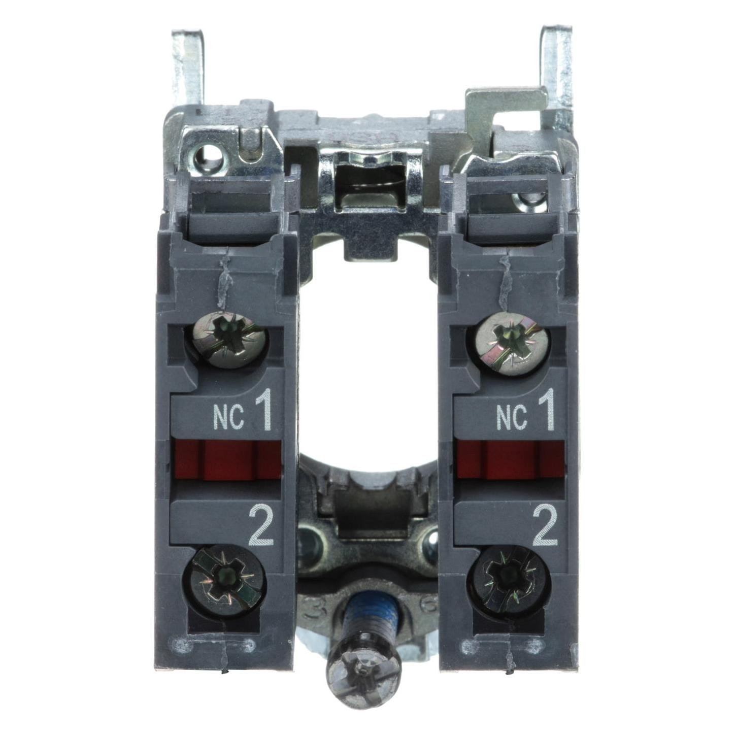 Schneider Electric Kontaktblock 2 Öffner + Flansch (ZB4BZ104)