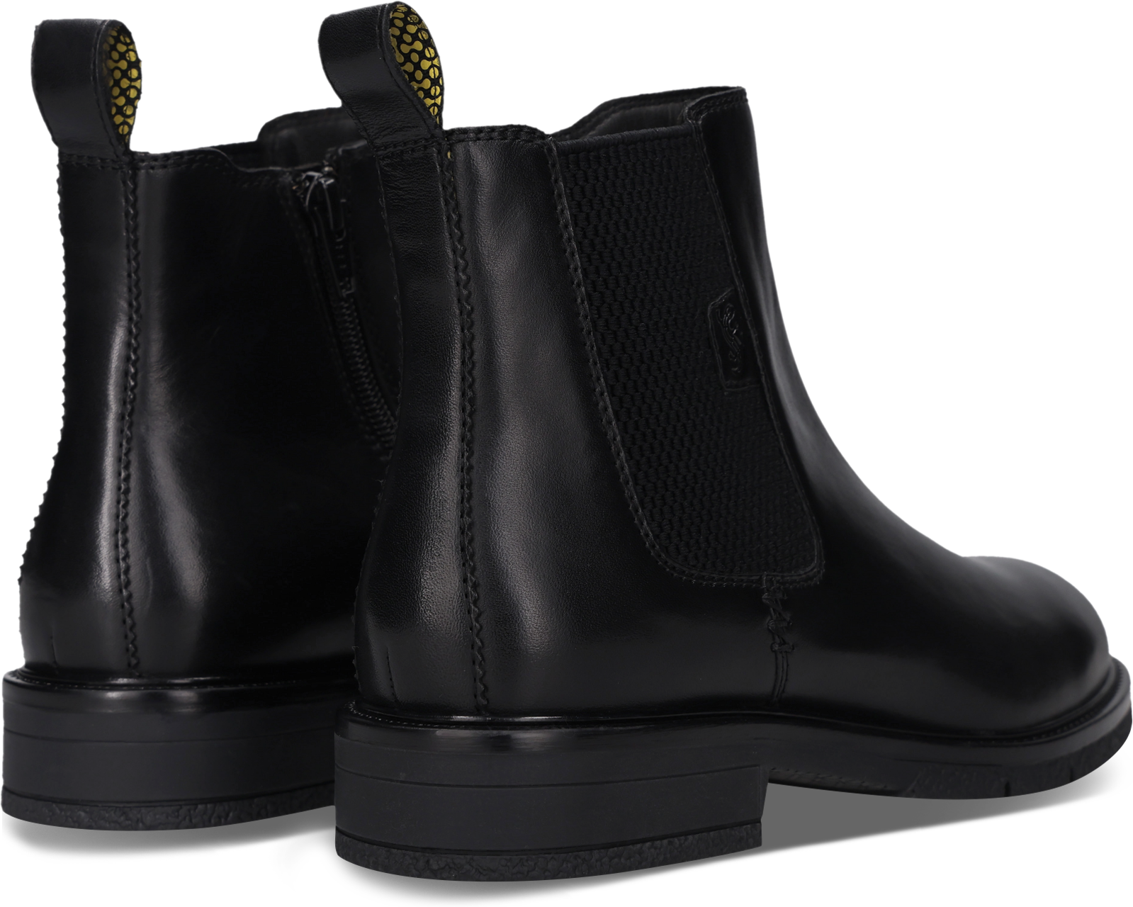 Chelseaboots SALAMANDER "Bebra", Damen, Gr. 38, schwarz, Nappaleder, Schuhe Chelseaboots, Klassik-Stiefelette mit Stretcheinsatz außen